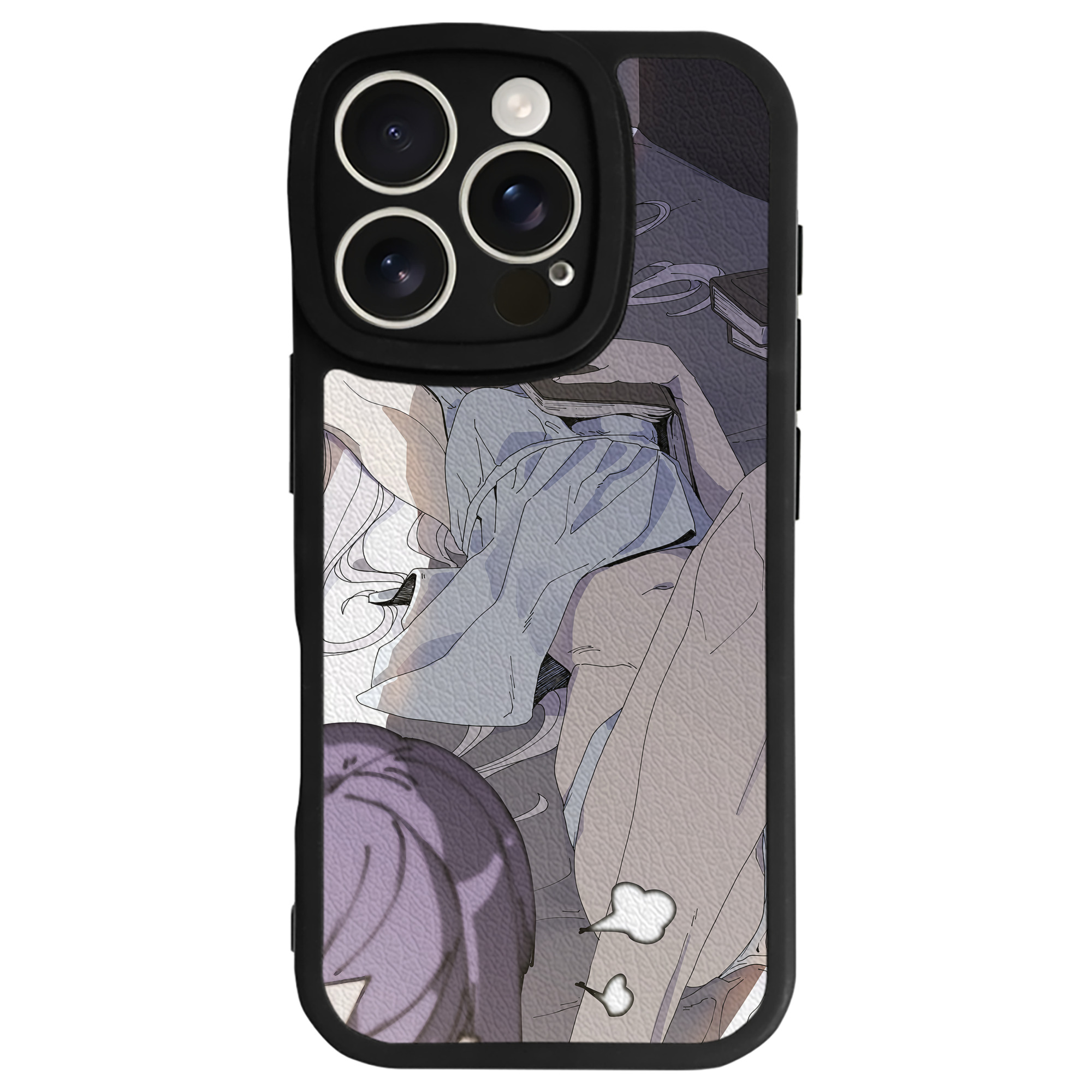 （画像用） 葬送のフリーレン Frieren 【iPhone 16シリーズ対応】シリコンスマホケース（レザー調） 材質：シリコン
